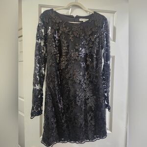 Dress the Population Black Sequin Dress